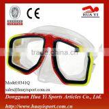 Colorful Frame Durable Waterproof pc Lens Diving Mask thumbnail-5