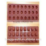 High Quality Food Grade Silicone 24 Cups Peanut Silicone Chocolate Molds Chocolate Maker Online Selling Silicone Cake Molds thumbnail-1