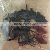 Realistic Design Halloween Insect Toy Black Plastic Cockroach thumbnail-3