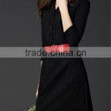 2015 Autumn Women Bodycon Carrer Dress Fashion OL Dress Long Sleeve Pencil Dress thumbnail-2