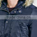Hot New Style Cotton-padded Mens Winter Coat Parka Jacket With Fur Collar thumbnail-4