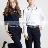 2017 Spring Selling Student Girls' Long Sleeve T-shirt, British Solid Color College Long Sleeve T-shirt thumbnail-6