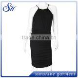Women's Sling Summer Solid Elegant Dress thumbnail-3