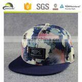 5 Panel Camp Hat Eagle Birds Printed Black Custom-made 5 Panels Cap thumbnail-1