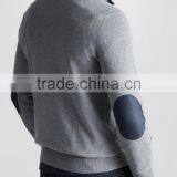 High Quality European Stylish Men's Half Button Fashion Cable Pullover Sweater With Turtle Neck(BKNM18) thumbnail-2