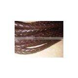 Flat Braided Leather Cord thumbnail-1