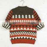 Wholesale Price Stock Children Knitting Sweater Knitwear With Pattern Little Kids Spring Clothings thumbnail-5