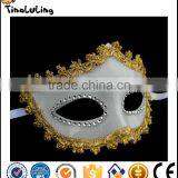Eco-Friendly Fashion Party Masquerade White Plastic Masks for Sale thumbnail-3