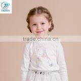 2017 Spring Children t Shirt With Flower Patterns For Girls Long Sleeves Kids t Shirt thumbnail-3