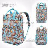 Curved Shoulder Strap Unisex Light Yellow Backpacks thumbnail-5