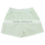 Hot Sale Summer Green Cotton Toddler Summer Shorts Newborn Clothes Organic Baby Clothes Boutique Baby Boy Shorts thumbnail-2