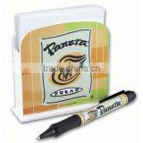 Full Color Made in the USA Desk Caddy With Grip Write Pen and Paper. Comes With Your Full Color Logo. thumbnail-1