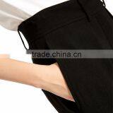 OEM Big Promotion Wide Leg Black Casual Dress Pants for Ladies thumbnail-5