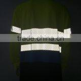 China Factory Contrast Color Reflective Safety Traffic High Visibility Polo Shirt thumbnail-6
