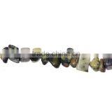 Stone Gemstone Loose Beads Irregular Yellow-green thumbnail-2
