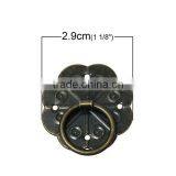 Antique Bronze Flower Jewelry Wooden Box Case Cabinet Drawer Pull Handle Knobs thumbnail-2