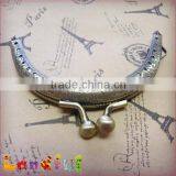 Antique Carving Kiss Lock Brass Purse Frame Handmade Coin Purse Frame thumbnail-3