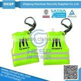 Cheap Keychain High Visibility Reflective PVC Hanger, Reflective PVC Keychain, Reflective PVC Charm thumbnail-1
