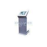 Super Slim Touch Screen Information Kiosk Free Standing For Bill Payment
