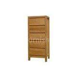 Simple 5 Drawer Narrow Ash Wood Cabinet For Living Room , Eco Friendly thumbnail-1