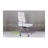 Tilting Leather Executive Eames Style Office Chairs With Adjustable Height thumbnail-1