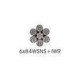 Multilayer Linear Contact Galvanised Wire Rope 6 x 103 FSNS for Ratory Driller