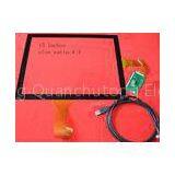 High Resolution 15 Inch 10 Point Capacitive Touch Screen Monitor With USB / I2C