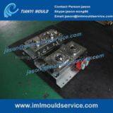 500g 2 Cavities Thin Wall Round Food Containers Mould