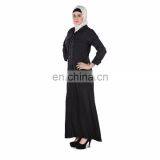 Customize Your High Quality Black Coat Abaya Wholesale,hot Selling Muslim Dress Dubai Abaya thumbnail-2