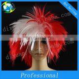 Canada color Manufacturer Wholesales soccer Fans Wigs For Wholesale