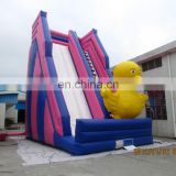 Outdoor big inflatable water slide inflatable duck slide for children