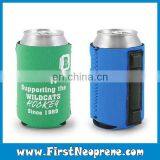 T Shirt Style Simple Color Neoprene 3mm Foldable Can Cooler thumbnail-5