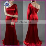 silk red new prom dress evening dress2014