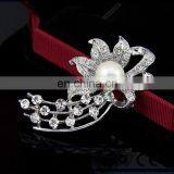 Wholesale Decorative Clothing Accessories Accessories Luxury Wedding Bride Rhinestone Flower Brooch thumbnail-1