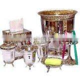 BRASS Embossed Bathroom Accessories thumbnail-1