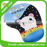 wholesale customized Logo custom gel mouse pad with wrist rest