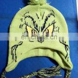 Baggy Beanie Wooly Winter Cap Knit Hat thumbnail-3