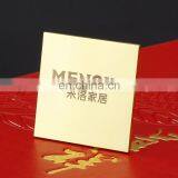 Custom Metal Square Shiny Gold Nameplate thumbnail-1