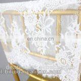 Lace Chair Cap, Chiavari Chair Sash,black and White Wedding Chair Decoration thumbnail-2
