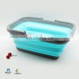 2018 Multi-functional Large Foldable Shopping Basket Collapsible Fruit Vegetables Hand Basket thumbnail-2