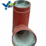 Abrasive materials ceramic lined elbow stainless steel pipe with low price