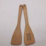 Wooden Spatula and Slotted Spatula, Made of Beech thumbnail-1