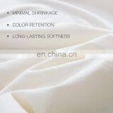 Luxury High Quality Super Soft Fluffy White Microfiber Fitted Hotel Comfort Bed Sheet thumbnail-3