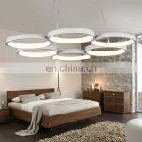 Hot Sale Modern Simplified Bedroom Stydy Remote Ring Light Acrylic Led Light Pendant thumbnail-1