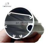 CNC Machining Extruded Aluminium Profiles , Anodized 6063-T5 LED Aluminum Profile thumbnail-2