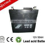 Sulfuric Acid Container ABS Battery 12V 55AH