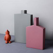 Luxurious Nordic Style Winebottle Small Ceramic Vase, Sample Room Hotel Decoration thumbnail-2