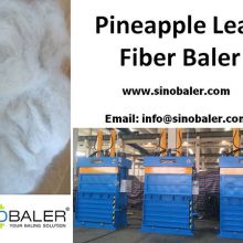 Pineapple Leaf Fiber Baler Machine