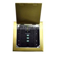 RJ45 Electrical Vga Gold Audio USB Switch Floor Socket Box thumbnail-2
