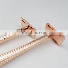 Best Men Metal Handle Shaving Razor Double Edge Brass Safety Razor thumbnail-5